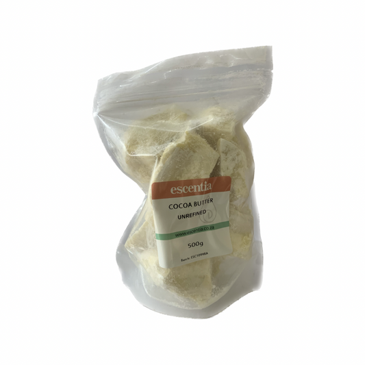 ESCENTIA - Cocoa Butter - Unrefined - 500g | One Life Health