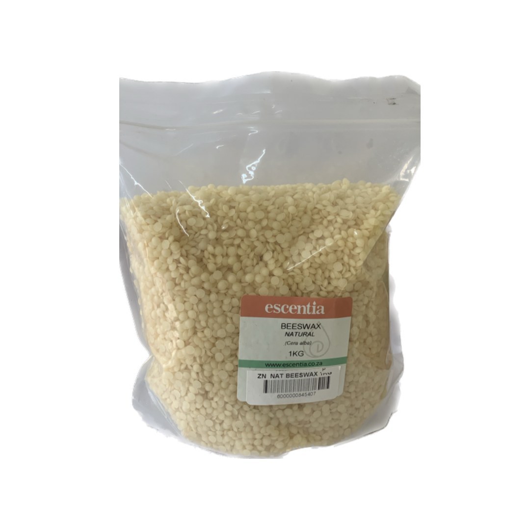 ESCENTIA - Natural Beeswax Pellets - 1kg | One Life Health