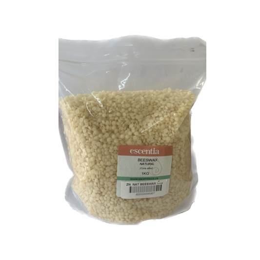 ESCENTIA - Natural Beeswax Pellets - 1kg | One Life Health