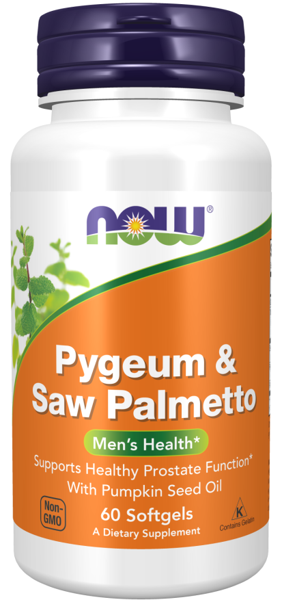 NOW - Pygeum & Saw Palmetto - 60 Softgels | One Life Health
