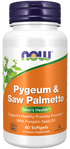 NOW - Pygeum & Saw Palmetto - 60 Softgels