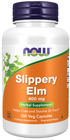 NOW - Slippery Elm 400 mg - 100 Veg Capsules