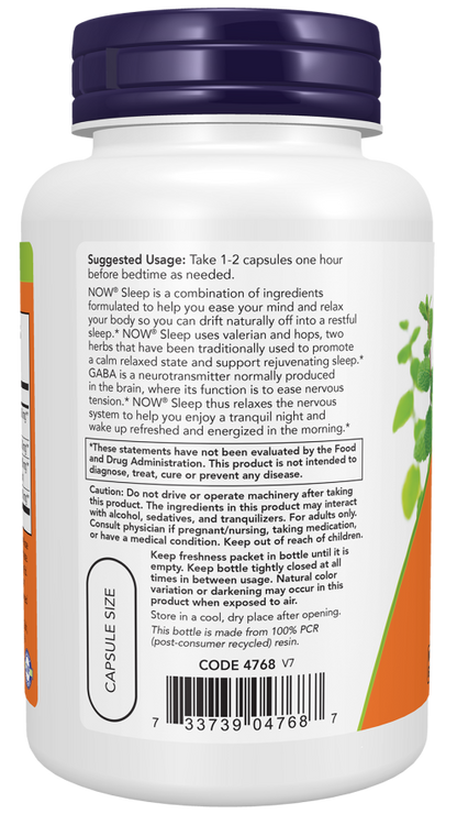 NOW® - Sleep - 90 Veg Capsules | One Life Health