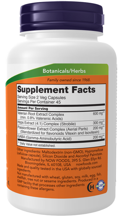 NOW® - Sleep - 90 Veg Capsules | One Life Health