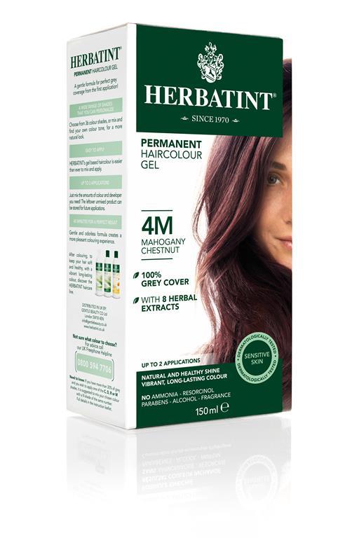 NATURE’S COLOURS - Herbatint Permanent Colour - 4M Mahogany Chestnut | One Life Health