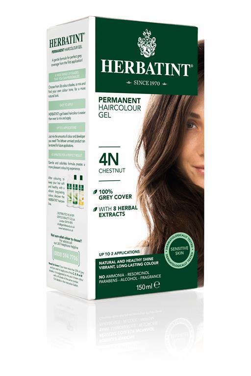 NATURE’S COLOURS - Herbatint Permanent Colour - 4N Chestnut | One Life Health