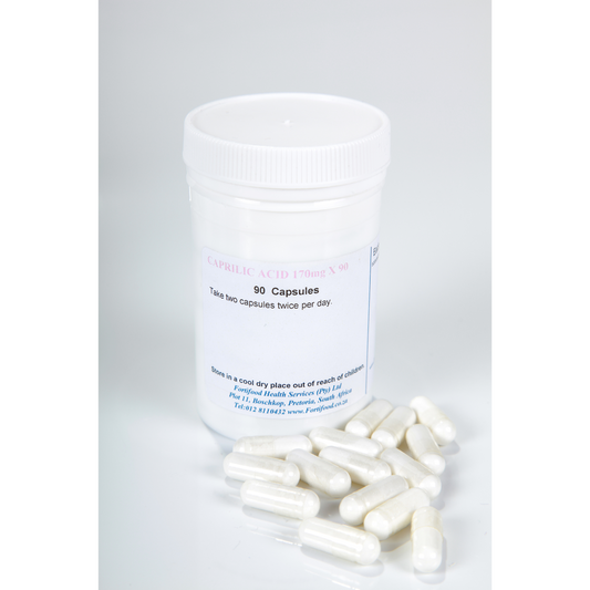FORTIFOOD - Caprylic Acid - 60 Capsules | One Life Health