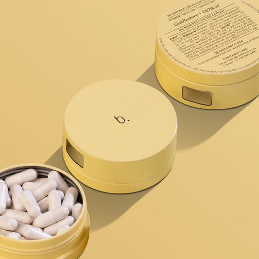 B.WELLNESS Gut Restore + Debloat 60 tablets for digestive support and bloating relief