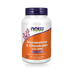 NOW® - Glucosamine & Chondroitin With MSM - 90 Veg Capsules