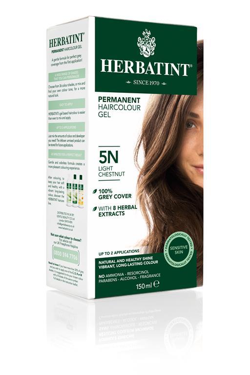 NATURE’S COLOURS - Herbatint Permanent Colour - 5N Light Chestnut | One Life Health