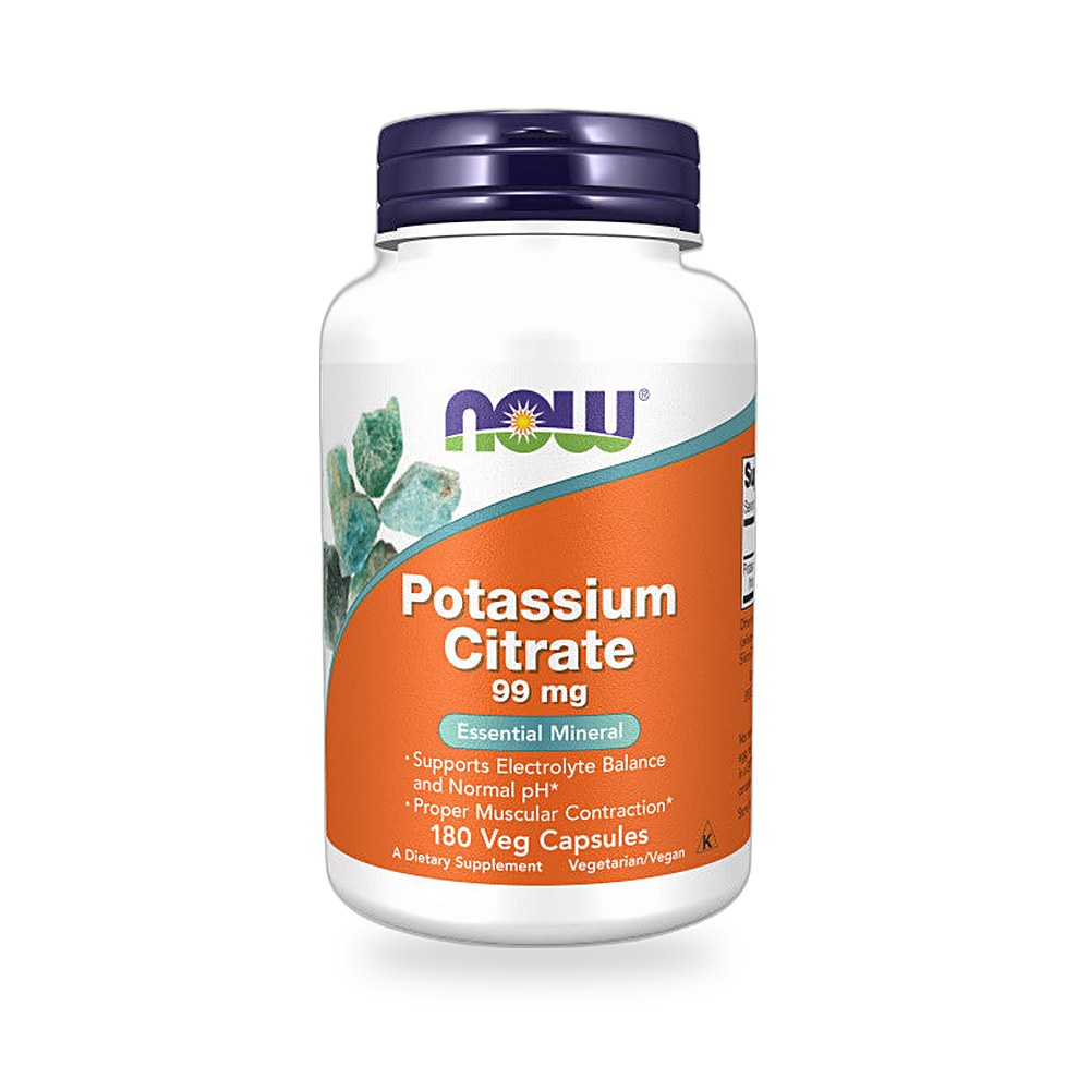 Now® - Potassium Citrate 99 Mg - 180 Veg Capsules