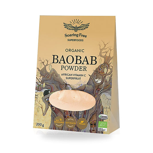 Soaring Free Superfoods - Baobab Powder, Organic 200G
