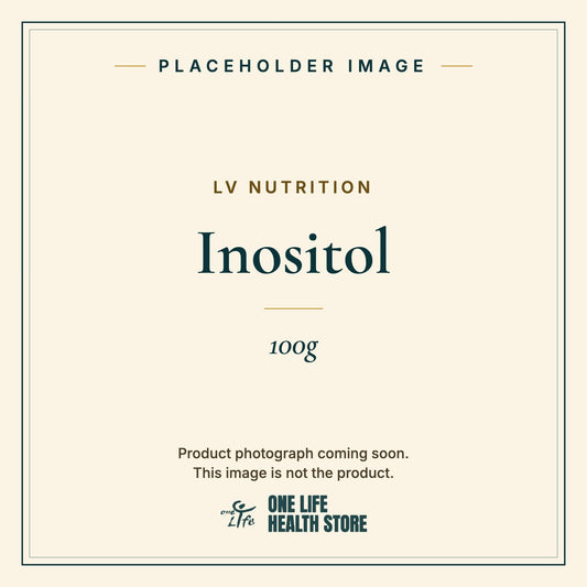 Placeholder image – LV NUTRITION Inositol 100g photograph coming soon