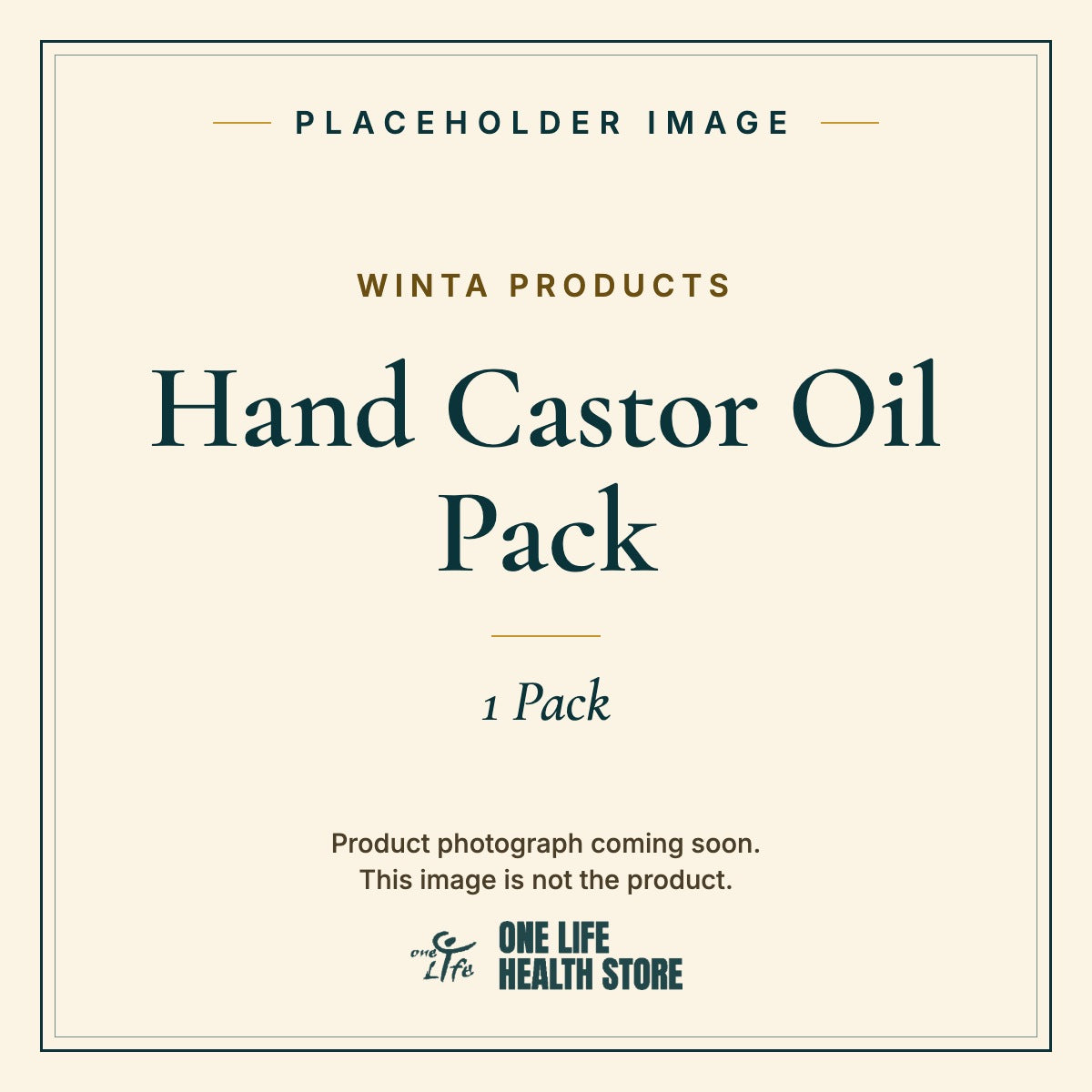 Placeholder image – WINTA PRODUCTS Hand Castor Oil Pack 1 Pack photograph coming soon