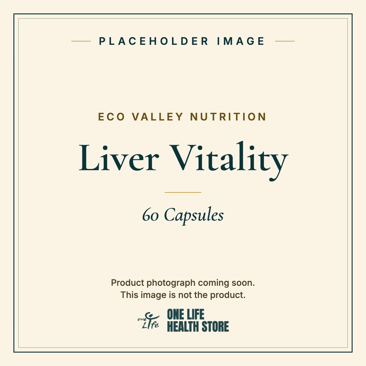 Placeholder image – ECO VALLEY NUTRITION Liver Vitality 60 Capsules photograph coming soon