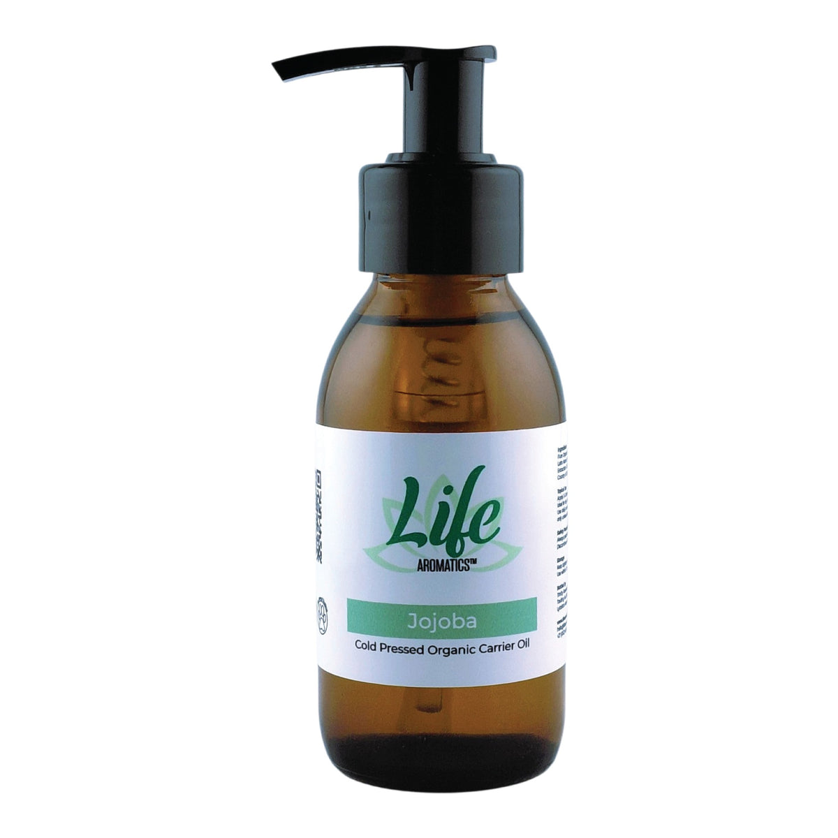 LIFE AROMATICS - Organic Jojoba Oil with Lotion Pump - 100ml | One Life Health