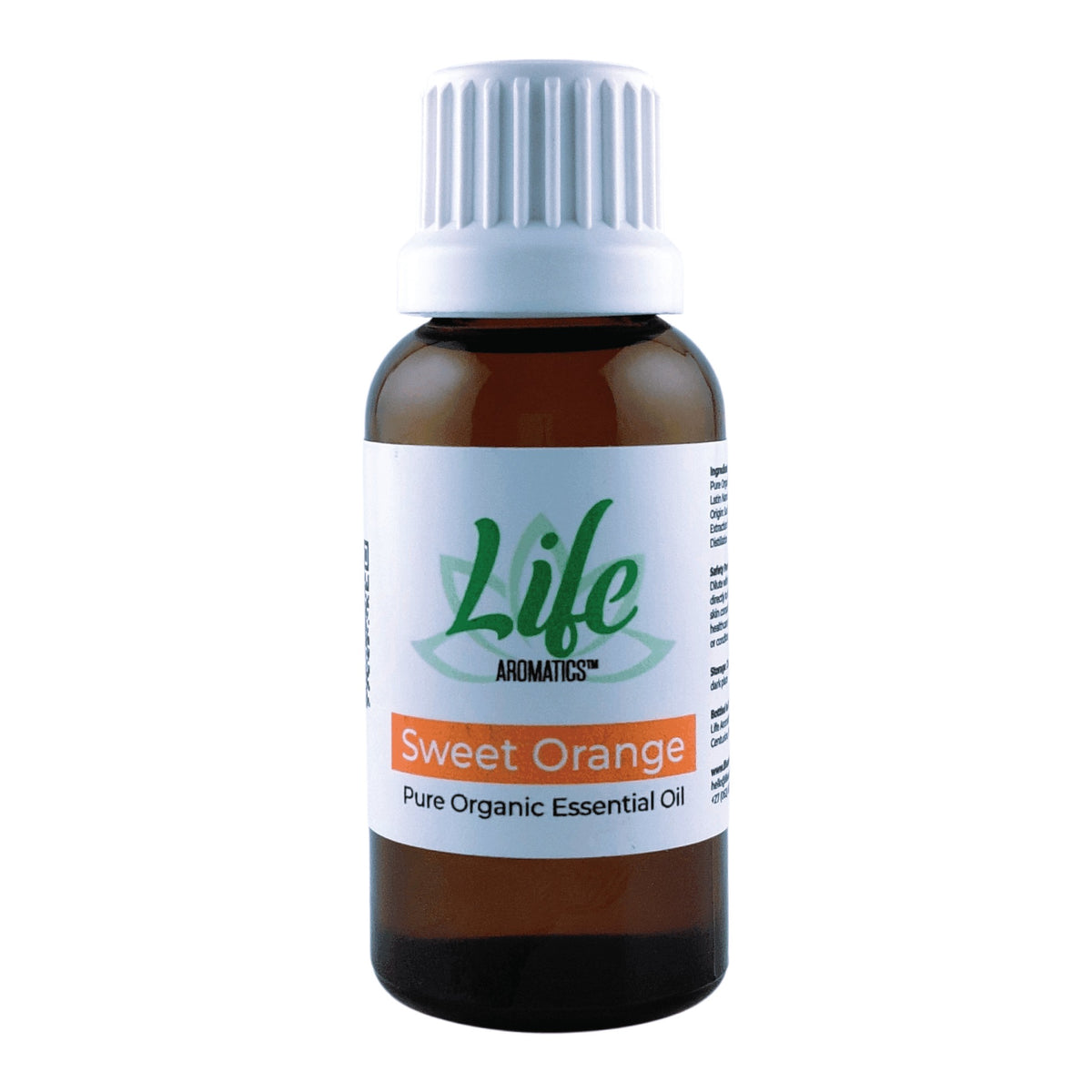 LIFE AROMATICS - Organic Sweet Orange Essential Oil - 30ml | One Life Health