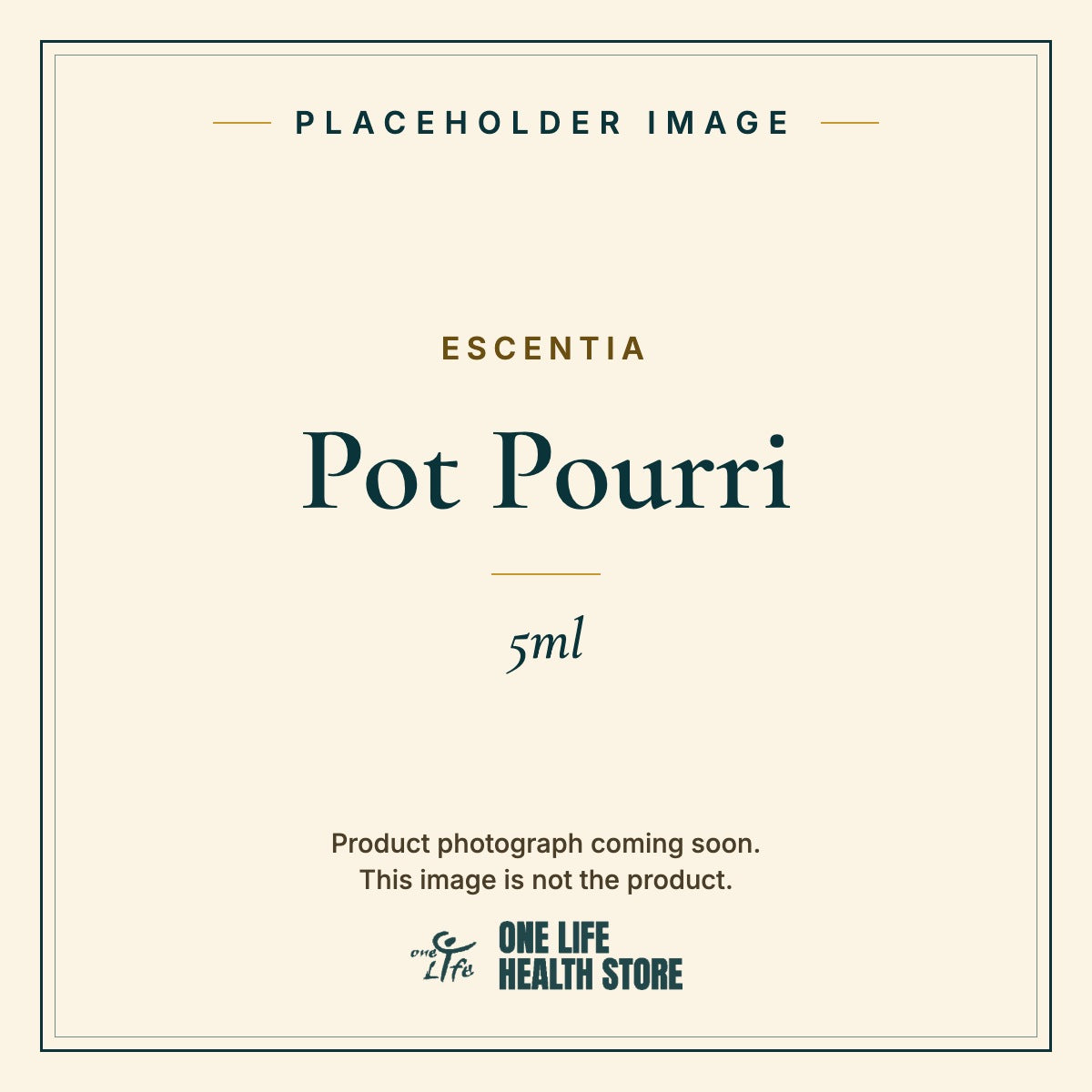 Placeholder image – ESCENTIA Pot Pourri 5ml photograph coming soon