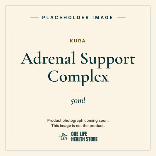 Placeholder image – KURA Adrenal Support Complex 50ml photograph coming soon