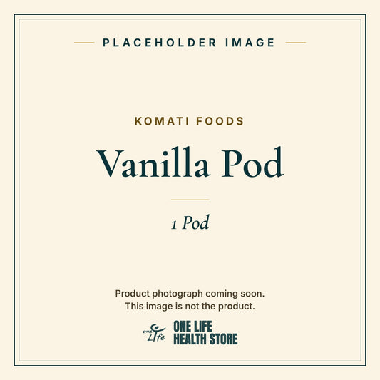 Placeholder image – KOMATI FOODS Vanilla Pod 1 Pod photograph coming soon