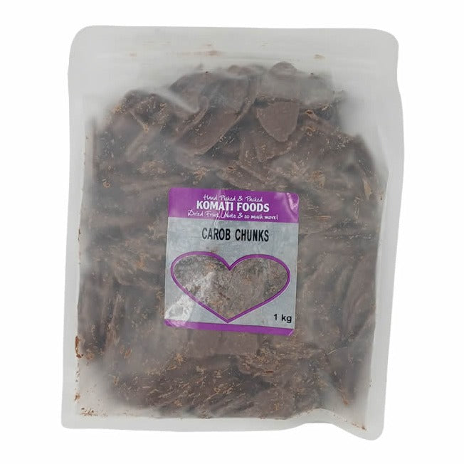 KOMATI FOODS - Carob Chunks - 1kg | One Life Health