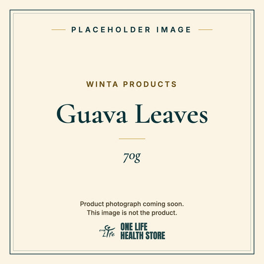 Placeholder image – WINTA PRODUCTS Guava Leaves 70g photograph coming soon