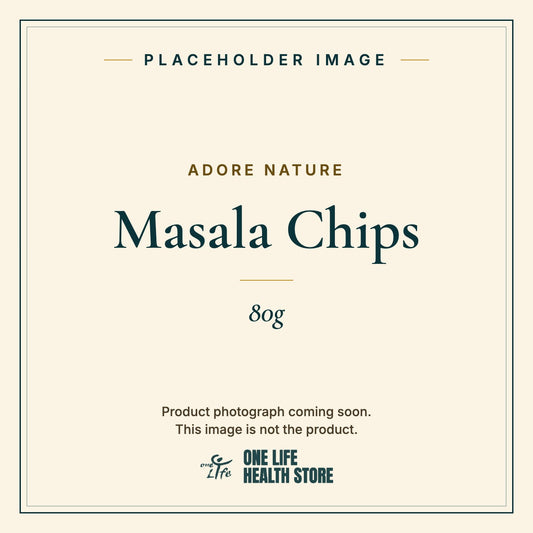 Placeholder image – ADORE NATURE Masala Chips 80g photograph coming soon