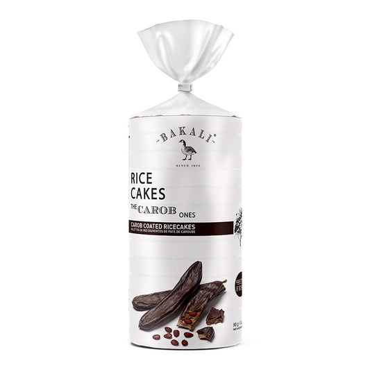 BAKALI - Coated Rice Cakes Carob - 90g | One Life Health