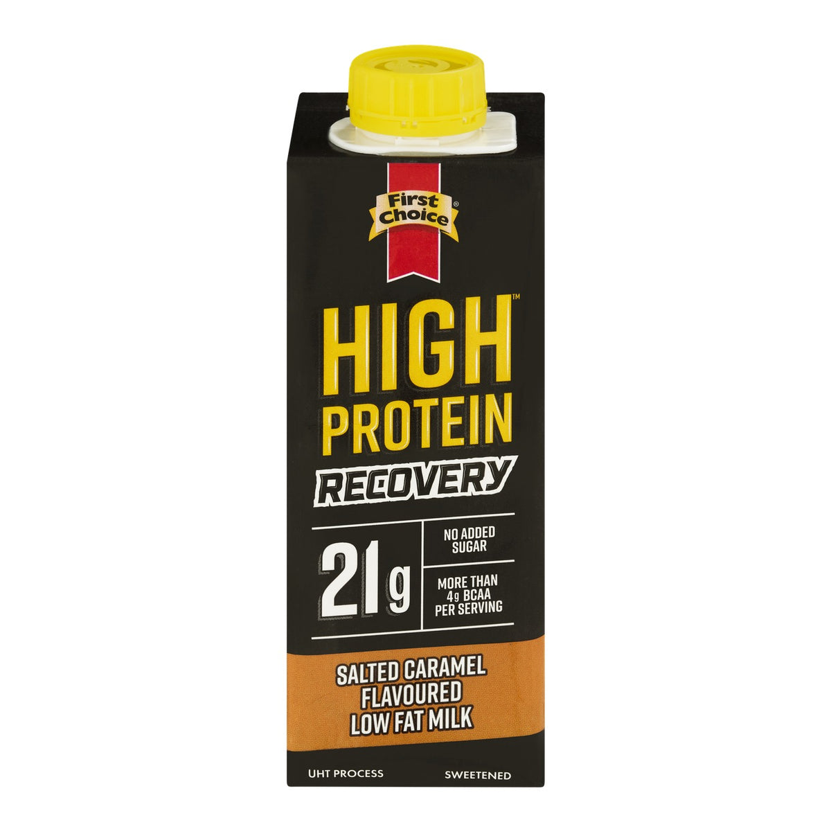 FIRST CHOICE - High Protein Recovery Salted Caramel Flavoured Low Fat Milk - 250 ml | One Life Health