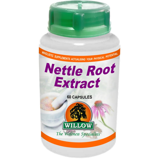 WILLOW - Nettle Root Extract - 60 Capsules | One Life Health