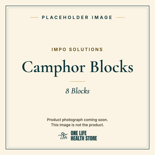Placeholder image – IMPO SOLUTIONS Camphor Blocks 8 Blocks photograph coming soon