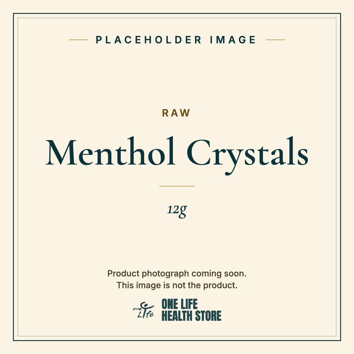 Placeholder image – RAW Menthol Crystals 12g photograph coming soon