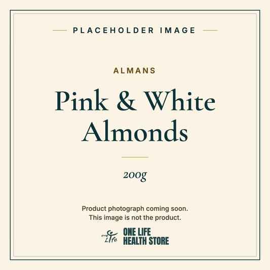 Placeholder image – ALMANS Pink & White Almonds 200g photograph coming soon
