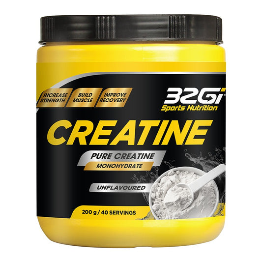 32GI - Creatine Pure Monohydrate Unflavoured - 200g | One Life Health