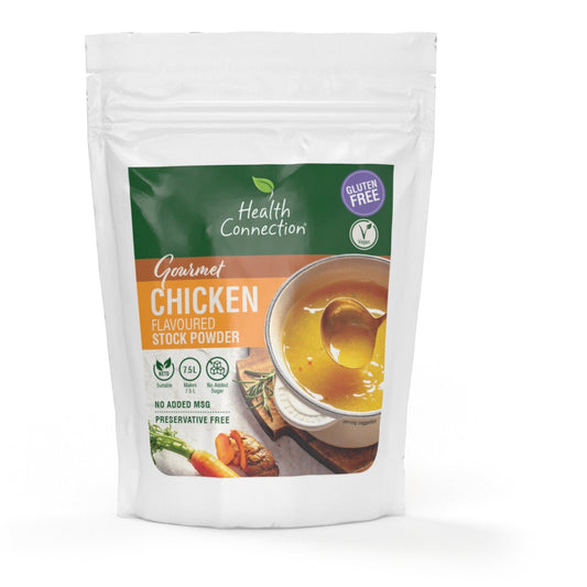HEALTH CONNECTION WHOLEFOODS - Gourmet Chicken Flavoured Stock Powder - 150g | One Life Health