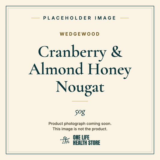 Placeholder image – WEDGEWOOD Cranberry & Almond Honey Nougat 50g photograph coming soon