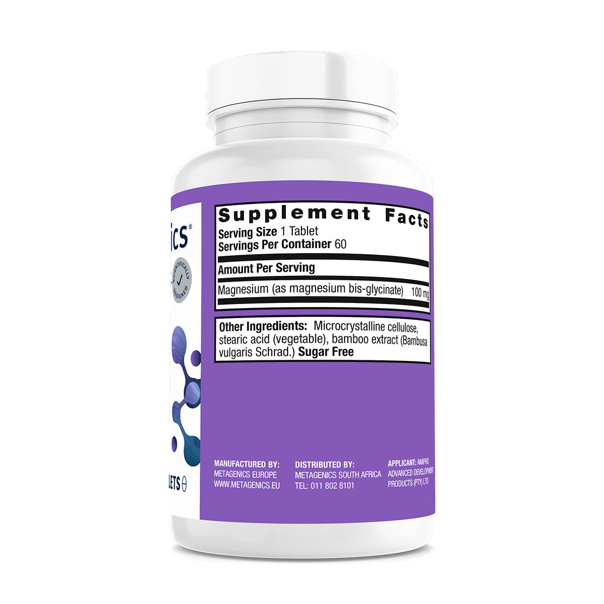 METAGENICS - Mag Glycinate - 60 Tablets | One Life Health