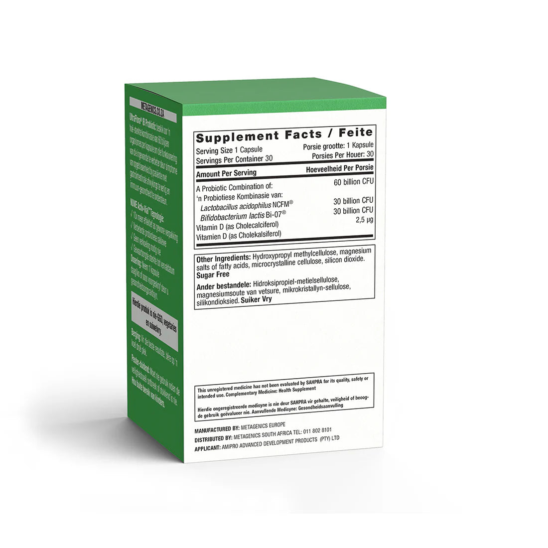 Metagenics UltraFlora IB Probiotic 30 capsules for digestive comfort and gut health