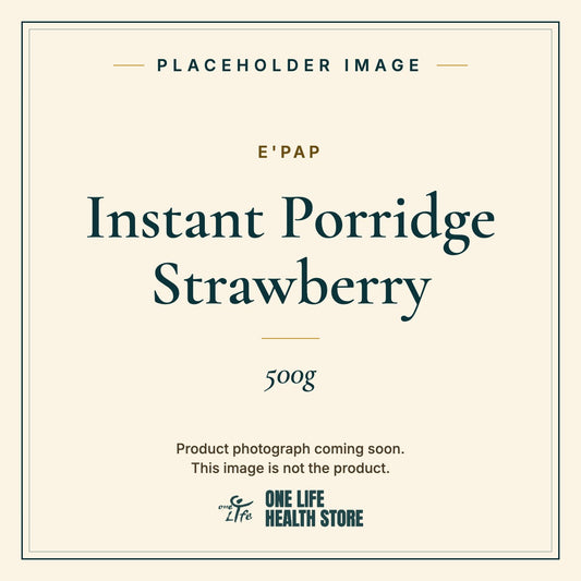 Placeholder image – E'PAP Instant Porridge Strawberry 500g photograph coming soon