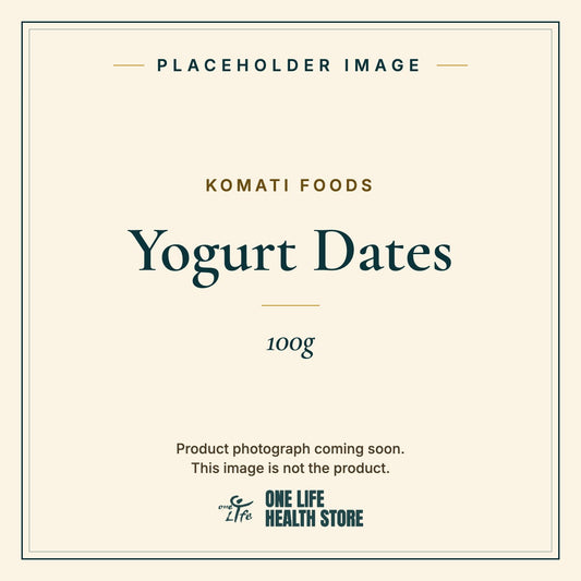 Placeholder image – KOMATI FOODS Yogurt Dates 100g photograph coming soon