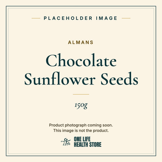 Placeholder image – ALMANS Chocolate Sunflower Seeds 150g photograph coming soon