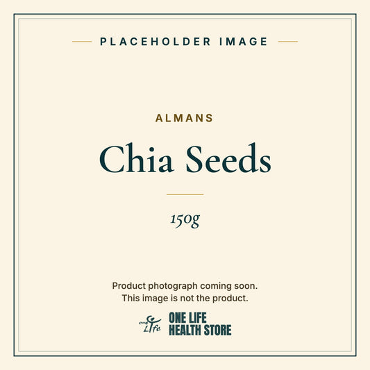 Placeholder image – ALMANS Chia Seeds 150g photograph coming soon