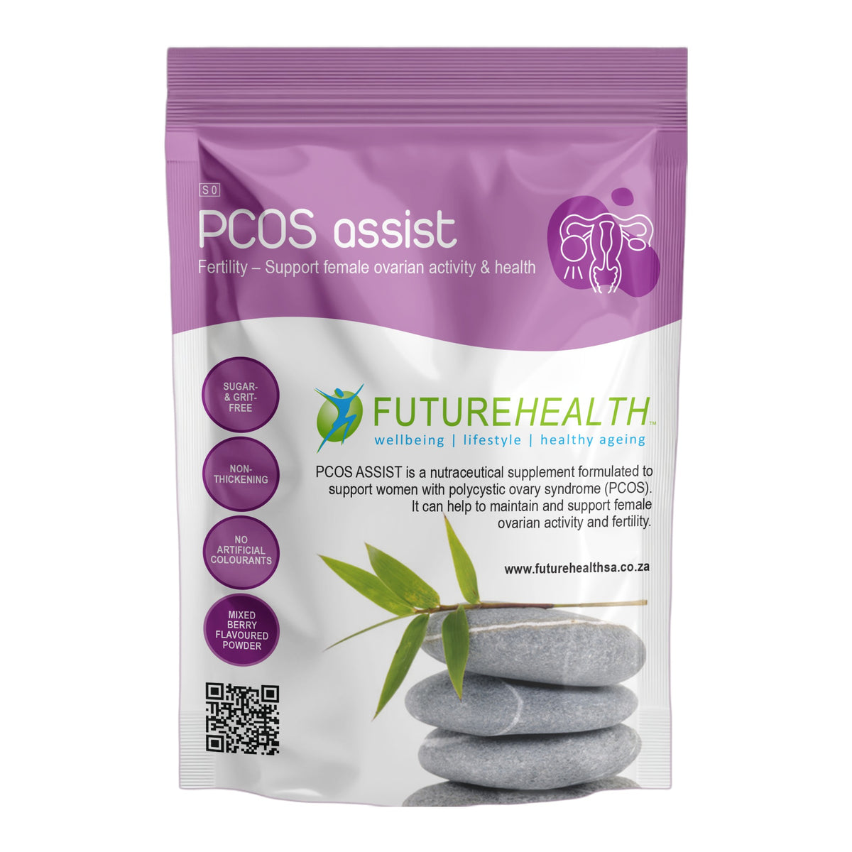 FUTUREHEALTH - PCOS Assist Mixed Berry - 225g | One Life Health