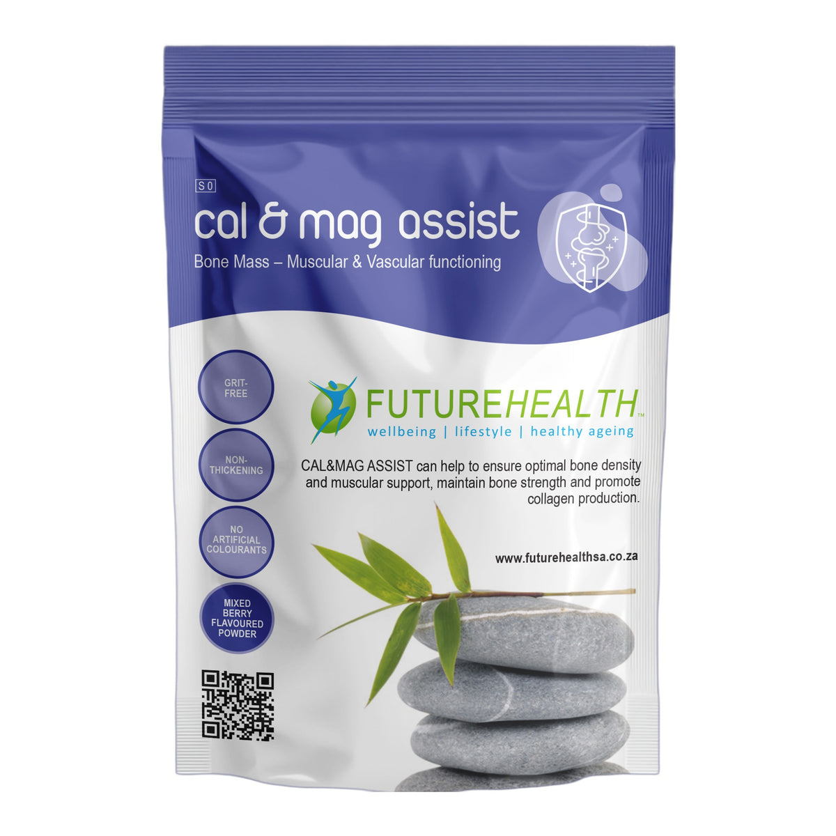 FUTUREHEALTH - Cal&Mag Assist Berry - 315g | One Life Health
