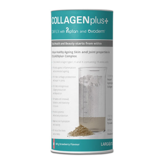 LARGAVITA - Collagen Plus Complex Strawberry - 405g | One Life Health
