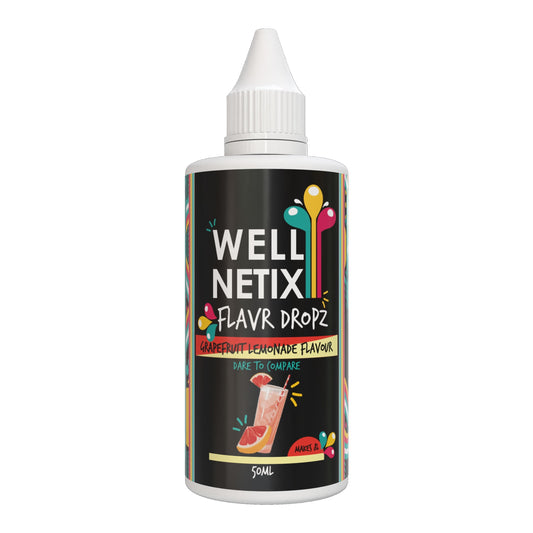 WELLNETIX - Flavr Dropz Grapefruit Lemonade - 50ml | One Life Health