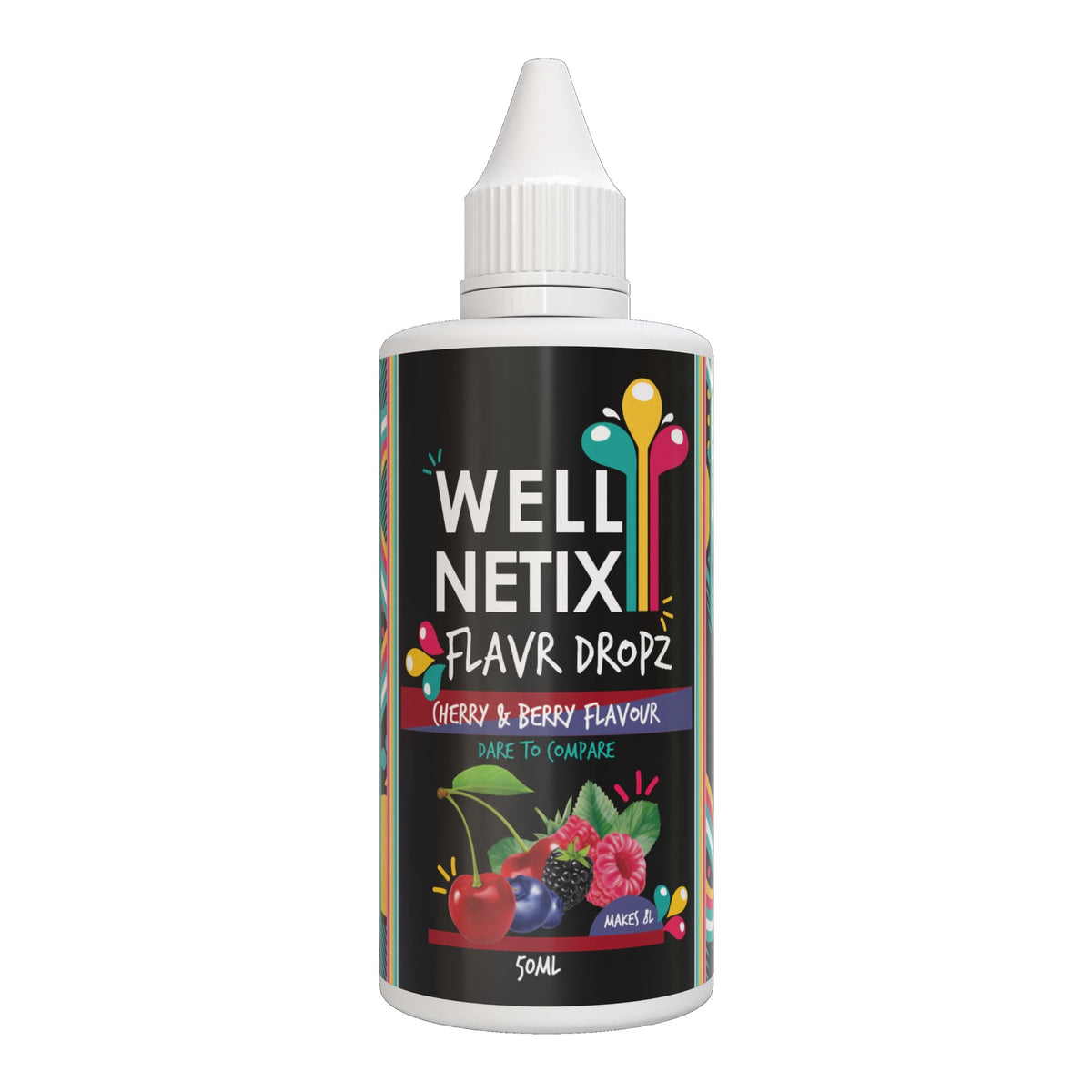 WELLNETIX - Flavr Dropz Cherry & Berry - 50ml | One Life Health