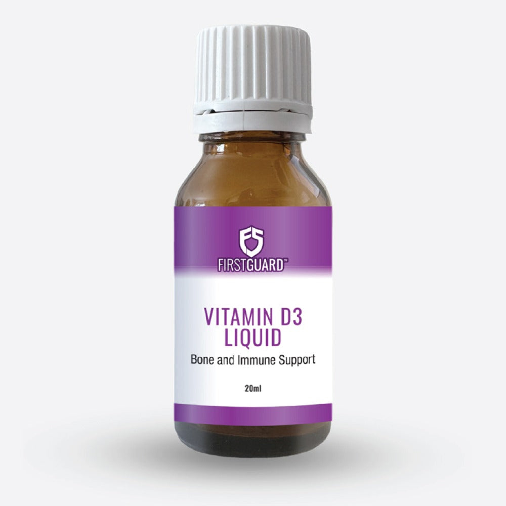 FIRST GUARD - Vitamin D3 Liquid Bone and Immune Support - 20ml | One Life Health