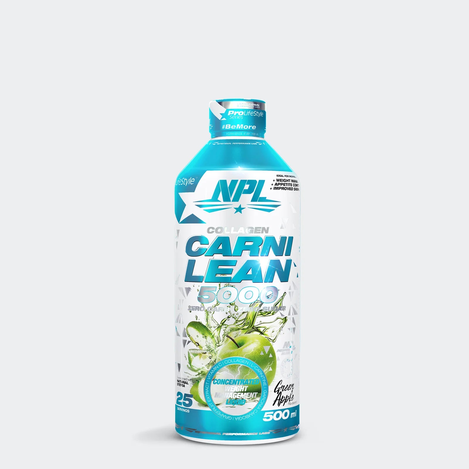 NPL - Carni Lean 5000 Green Apple - 500ml | One Life Health