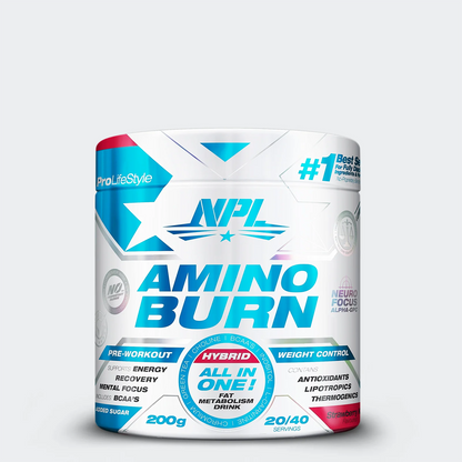 NPL - Amino Burn Strawberry Kiwi - 200g | One Life Health